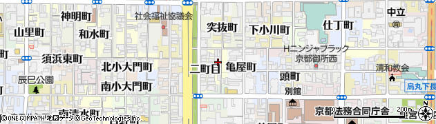 京都府京都市上京区橋本町周辺の地図
