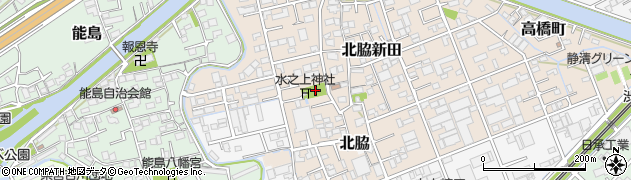 北脇新田公園周辺の地図
