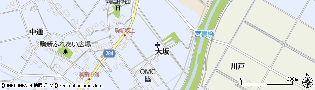 愛知県豊田市駒新町周辺の地図