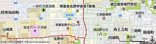 京都府京都市北区大将軍東鷹司町143周辺の地図