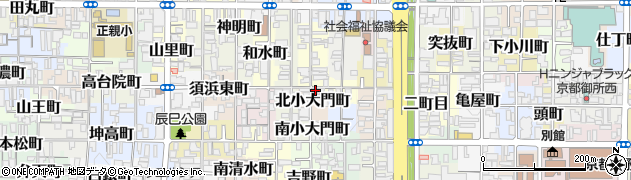 京都府京都市上京区北小大門町546周辺の地図