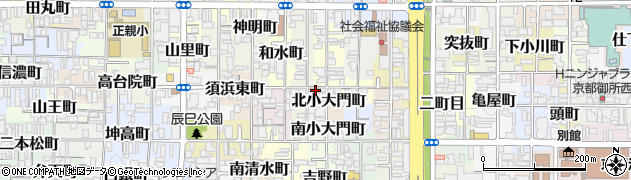 京都府京都市上京区北小大門町545周辺の地図