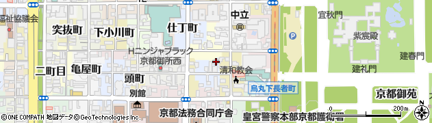 京都府京都市上京区東長者町542周辺の地図