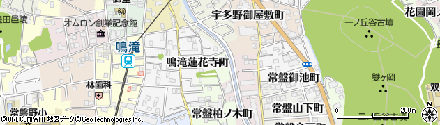 京都府京都市右京区常盤柏ノ木町12周辺の地図