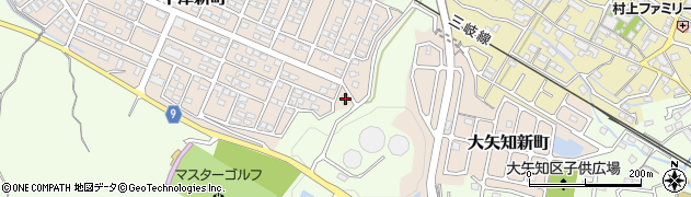 平津新町公民舘周辺の地図