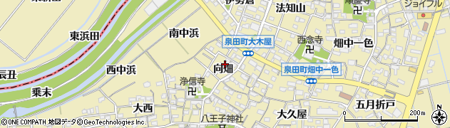 愛知県刈谷市泉田町向畑101周辺の地図