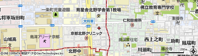 京都府京都市北区大将軍東鷹司町144周辺の地図