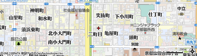 京都府京都市上京区二町目19周辺の地図