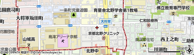 京都府京都市北区大将軍東鷹司町112周辺の地図