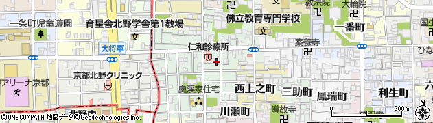 京都府京都市上京区下横町224周辺の地図