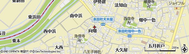 愛知県刈谷市泉田町向畑103周辺の地図