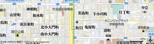 京都府京都市上京区二町目20周辺の地図