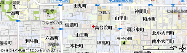 京都府京都市上京区新柳馬場頭町519周辺の地図