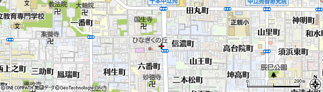 京都府京都市上京区百万遍町周辺の地図