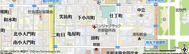 京都府京都市上京区頭町259周辺の地図