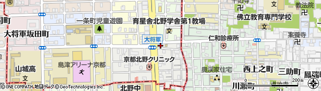 京都府京都市北区大将軍東鷹司町120周辺の地図