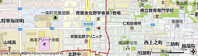 京都府京都市北区大将軍東鷹司町126周辺の地図