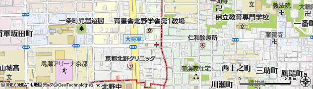 京都府京都市北区大将軍東鷹司町131周辺の地図