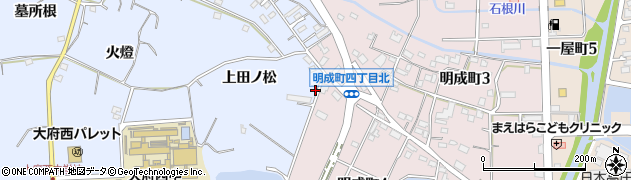 愛知県大府市長草町（平手前）周辺の地図