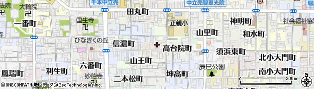 京都府京都市上京区新柳馬場頭町518周辺の地図