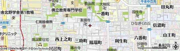 京都府京都市上京区二番町周辺の地図