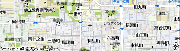 京都府京都市上京区白竹町周辺の地図