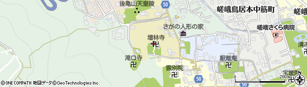 檀林寺周辺の地図