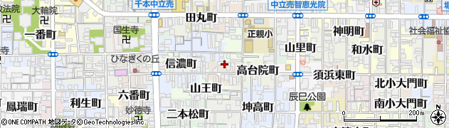 京都府京都市上京区新柳馬場頭町517周辺の地図