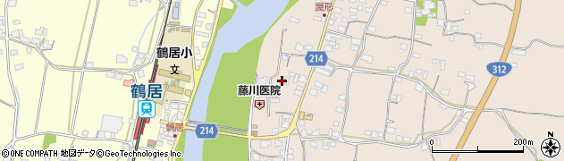 兵庫県神崎郡市川町屋形535周辺の地図