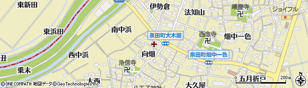 愛知県刈谷市泉田町向畑86周辺の地図