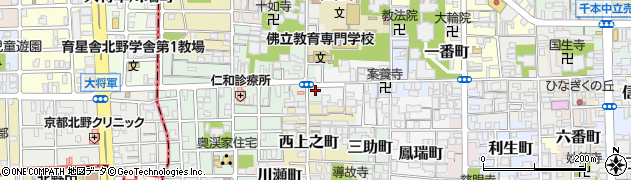 京都府京都市上京区下竪町186周辺の地図