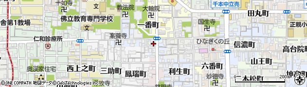 京都府京都市上京区二番町209周辺の地図