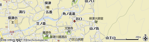 京都府亀岡市保津町山ノ口44周辺の地図