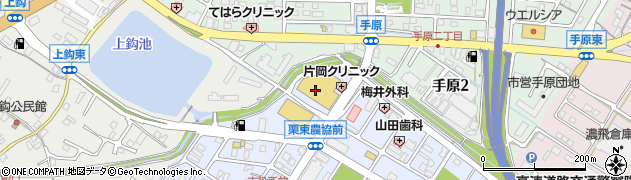 かめやクリーニング　フレンドマート栗東店周辺の地図