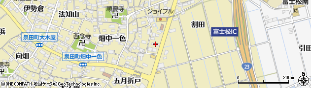 愛知県刈谷市泉田町割田4周辺の地図