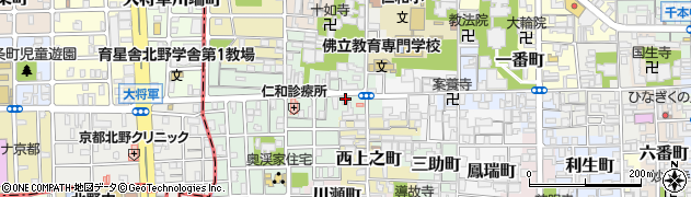 京都府京都市上京区下横町245周辺の地図