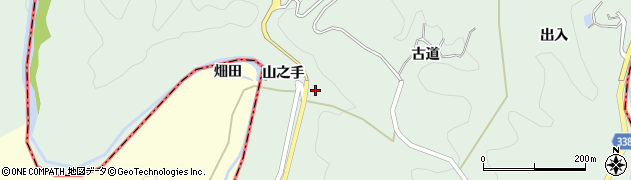 愛知県豊田市長沢町（山之手）周辺の地図