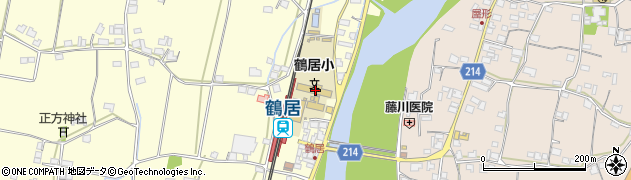 市川町立鶴居小学校周辺の地図