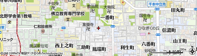 京都府京都市上京区二番町197周辺の地図