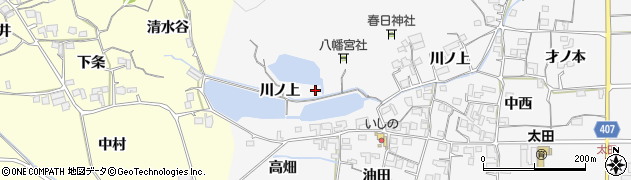京都府亀岡市稗田野町太田（狐塚）周辺の地図