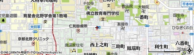 京都府京都市上京区下竪町185周辺の地図