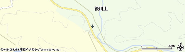 兵庫県丹波篠山市後川上1190周辺の地図