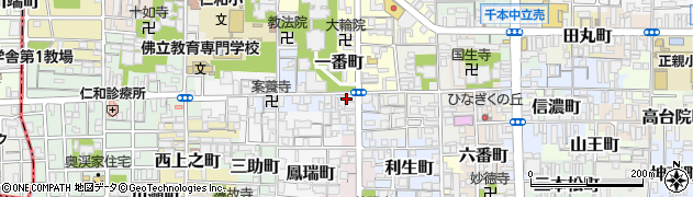 京都府京都市上京区二番町202周辺の地図