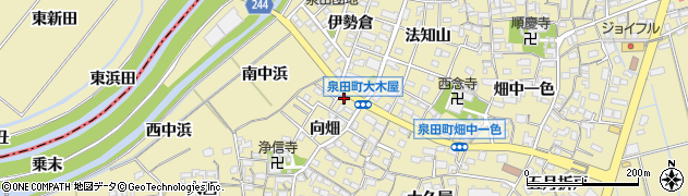 愛知県刈谷市泉田町向畑81周辺の地図