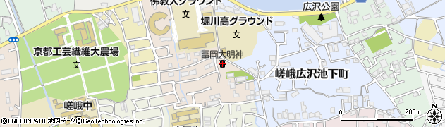 冨岡大明神周辺の地図