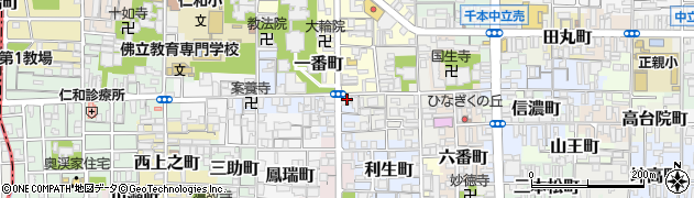 京都府京都市上京区二番町205周辺の地図