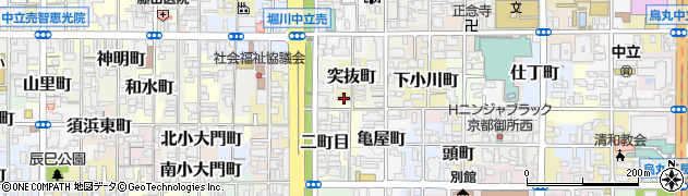 京都府京都市上京区突抜町54周辺の地図