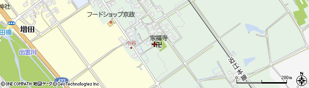 滋賀県蒲生郡日野町小谷617周辺の地図