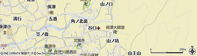 京都府亀岡市保津町山ノ口12周辺の地図