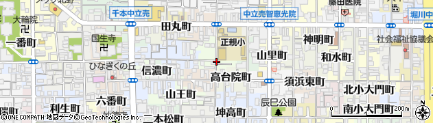 京都府京都市上京区菱丸町周辺の地図